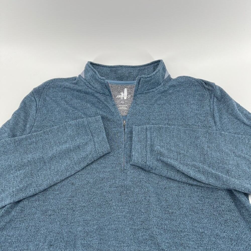 Johnnie-O Vaughn 1/4 Zip Performance Pullover Shirt Mens XL Blue Classic Fit